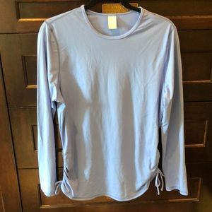 Sunsets long sleeved swim shirt with side rushing
